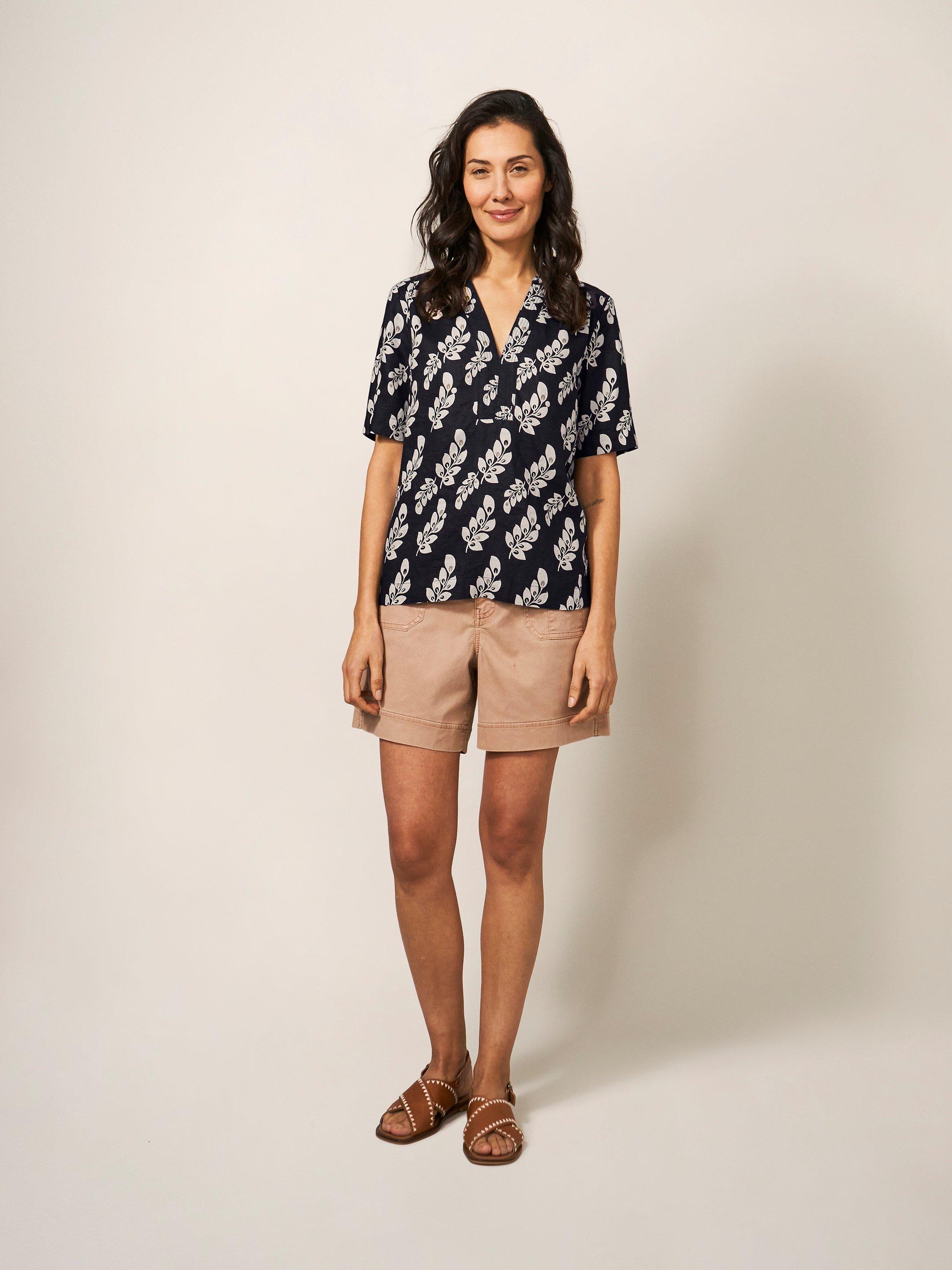 June Linen Top