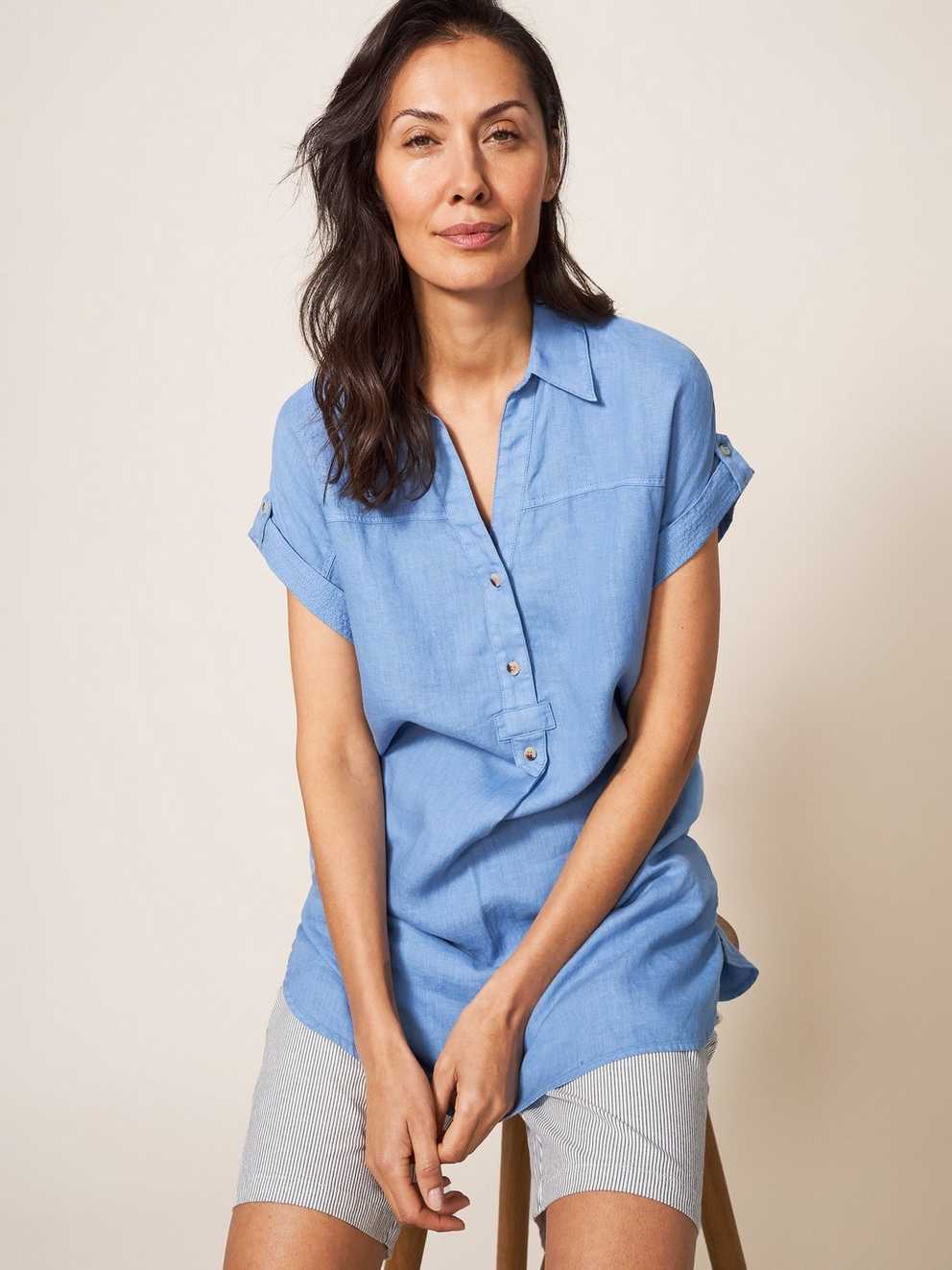 Elsie Linen Tunic