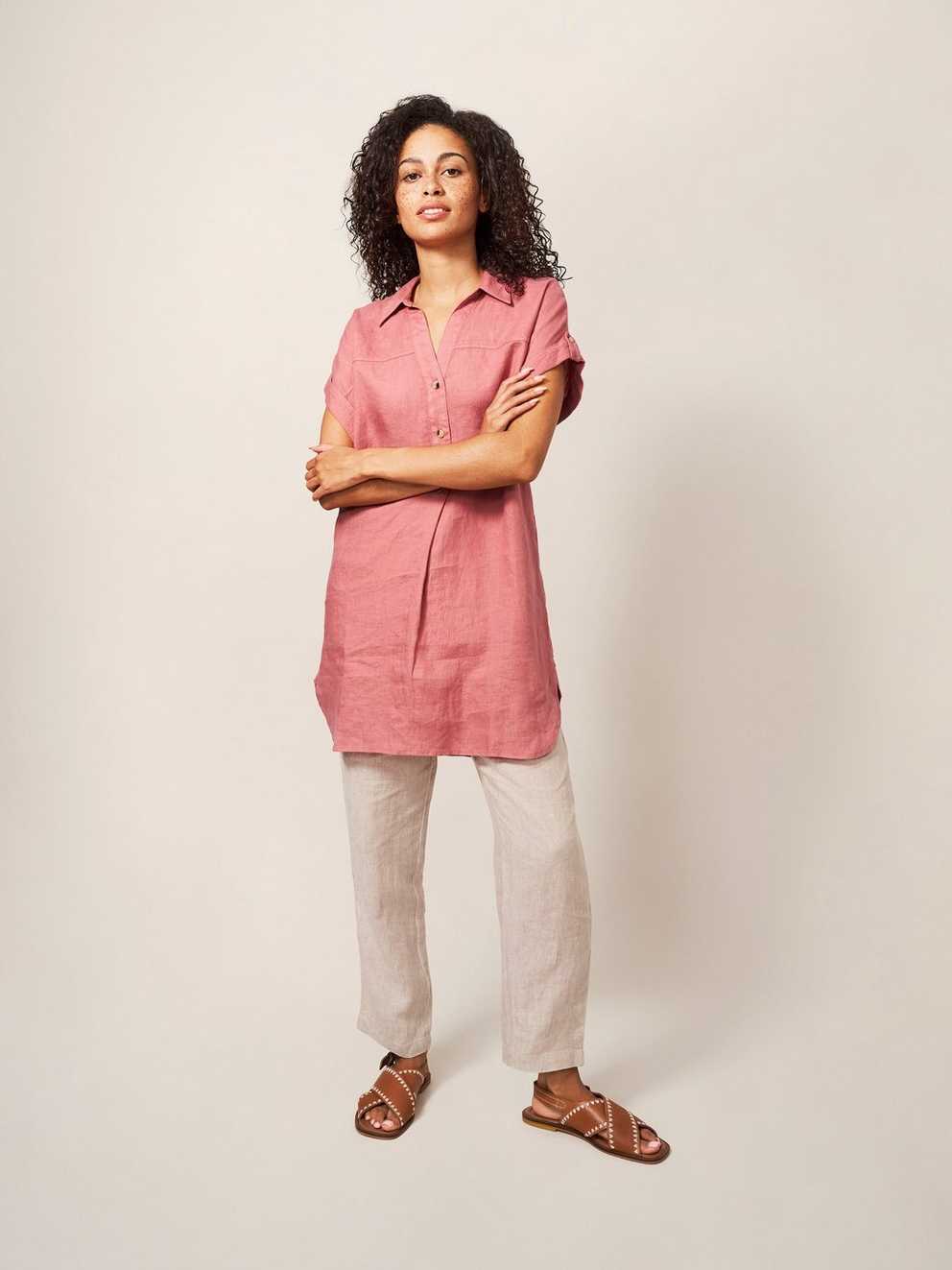 Elsie Linen Tunic