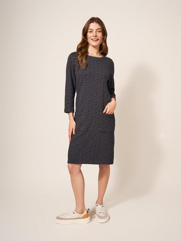 Skye Jacquard Jersey Dress