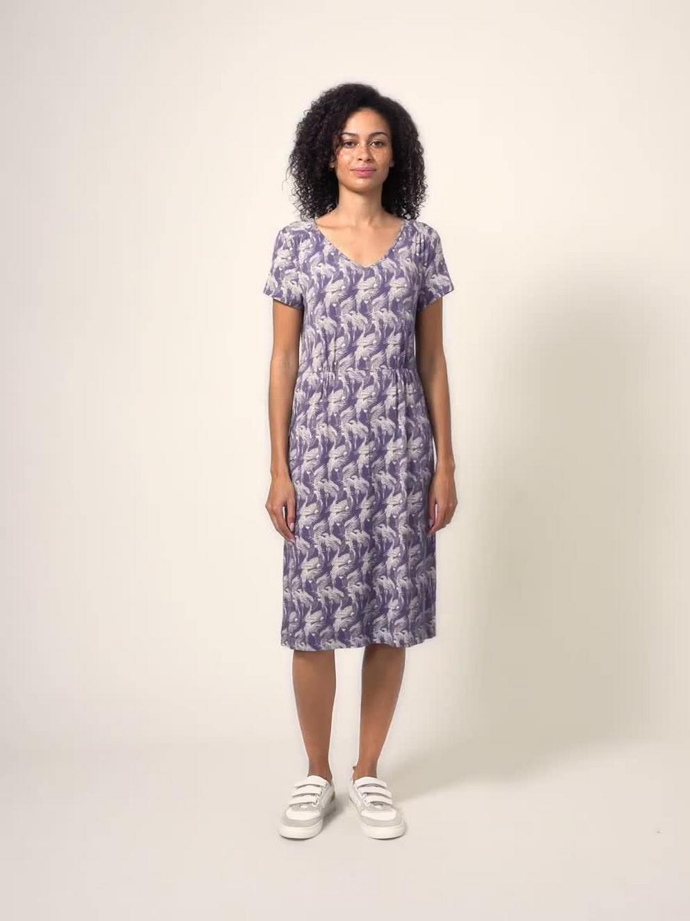 Tallie Jersey V Neck Dress