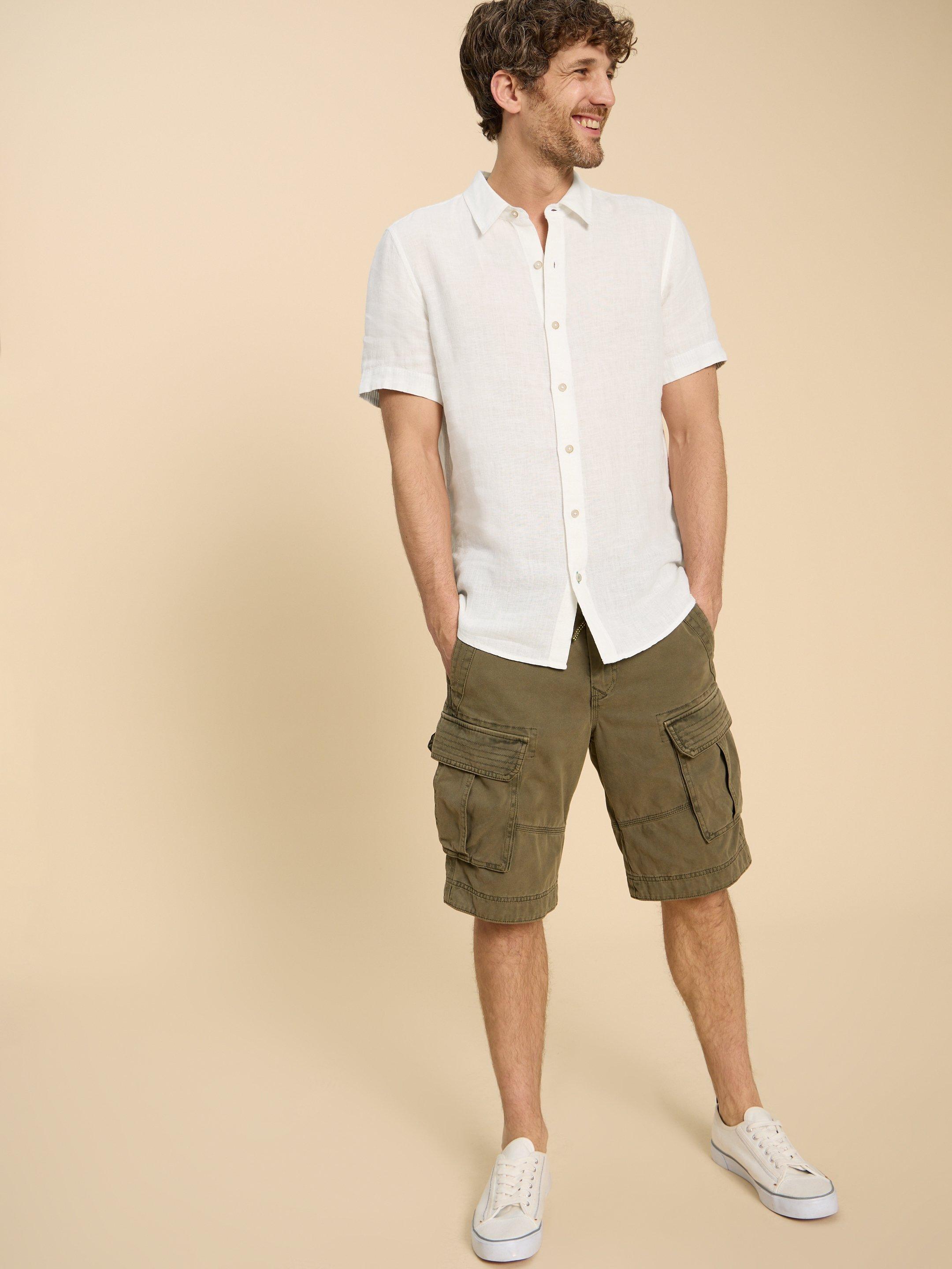 Men's Linen Shirts, Short & Long Sleeve Linen Shirts, White Stuff