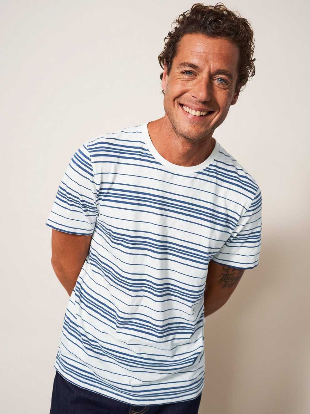 Abersoch Stripe SS Tee