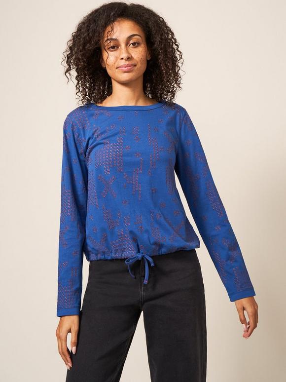 TIPPIE TIE HEM TOP