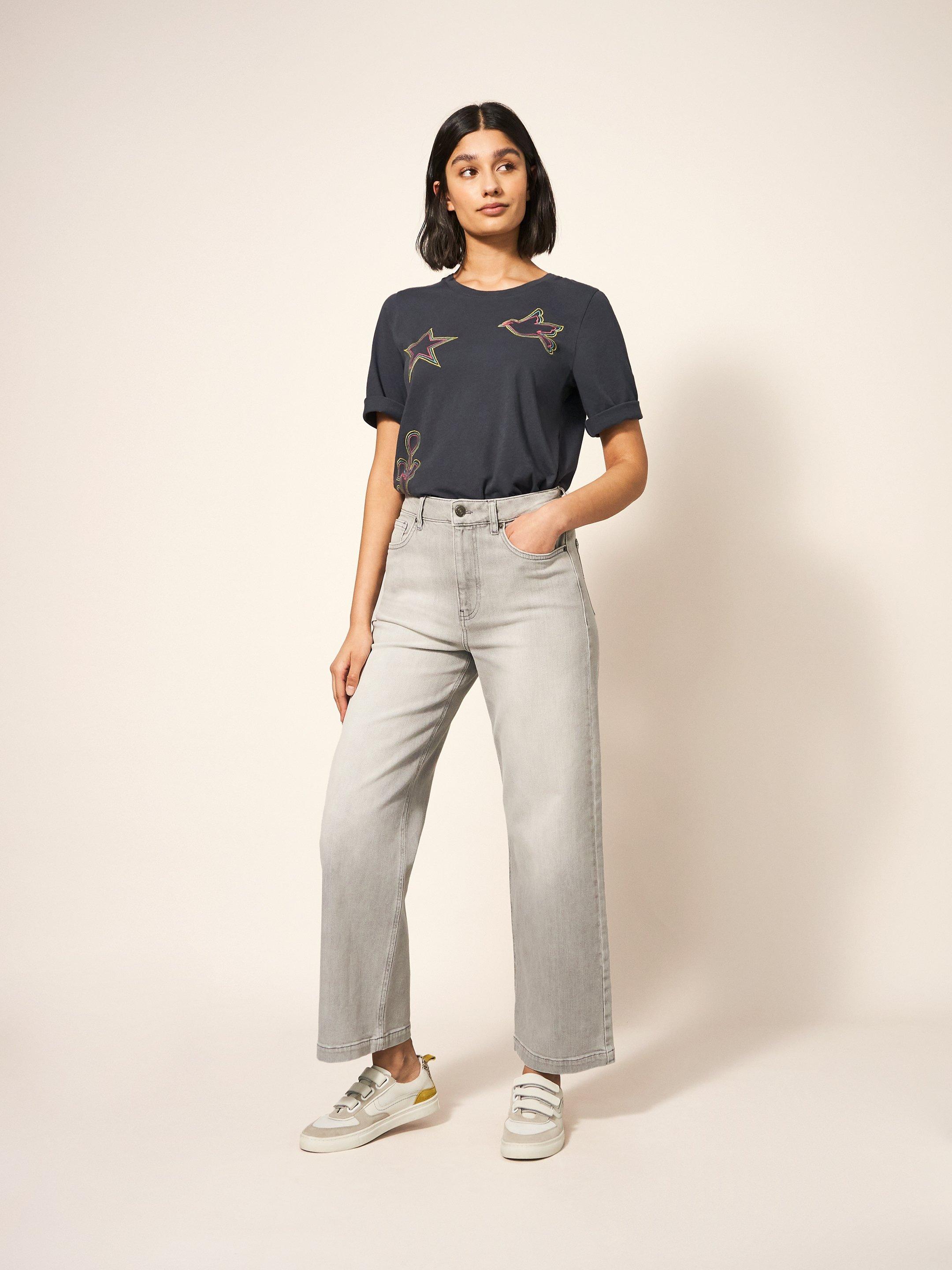 ANNABEL EMBROIDERED TEE