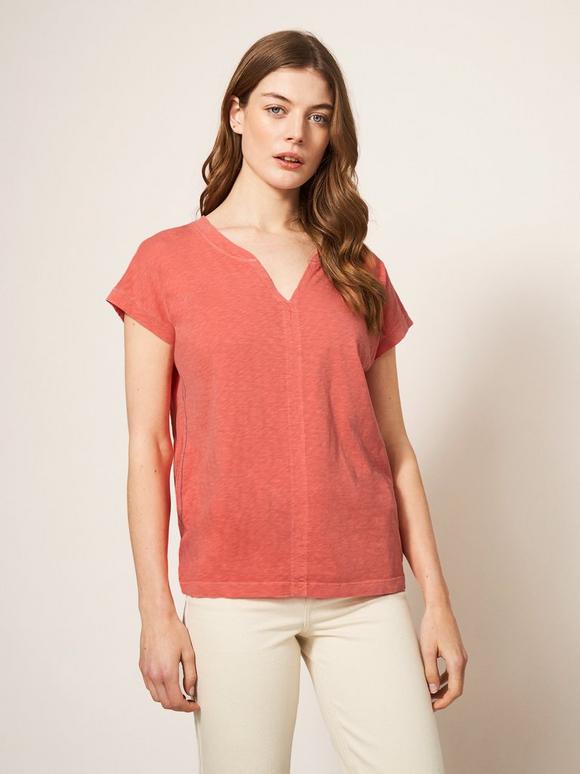 Nelly Notch Neck Tee