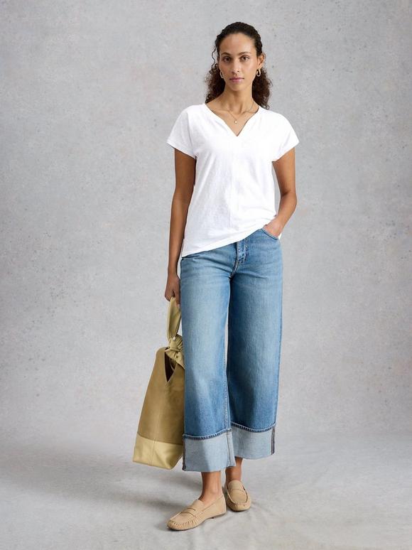 Nelly Notch Neck Tee