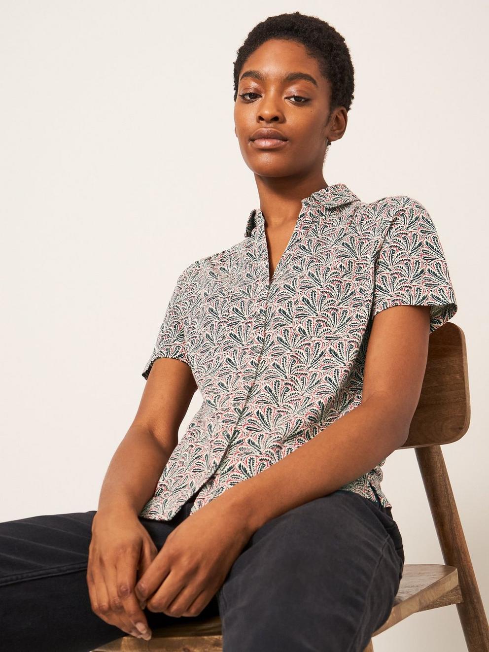 Penny Pocket Short Sleeve Jersey Shirt