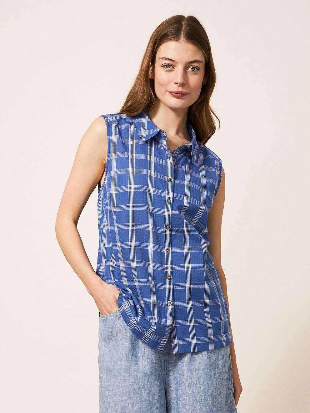 Lizzie Cotton Check Shirt