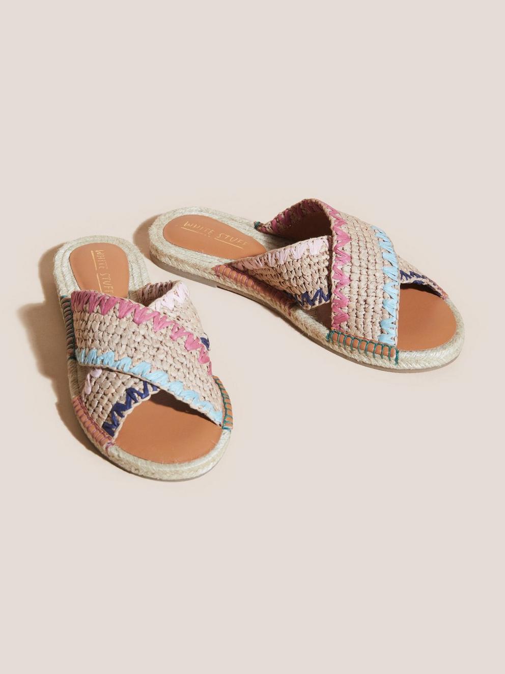 Jacquard Espadrille Mule