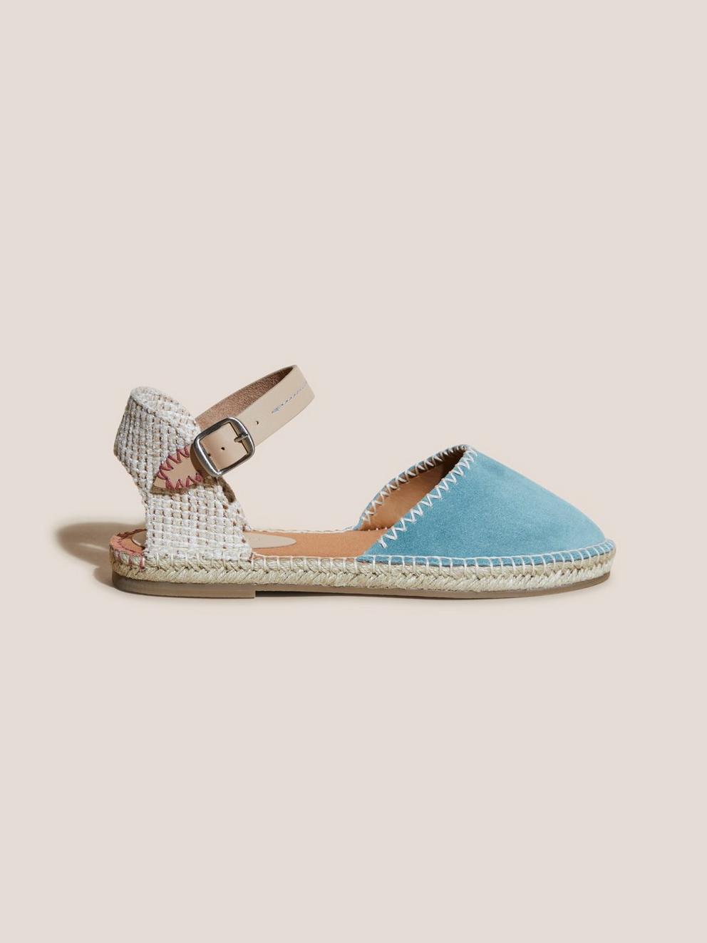 Two Part Suede Espadrille