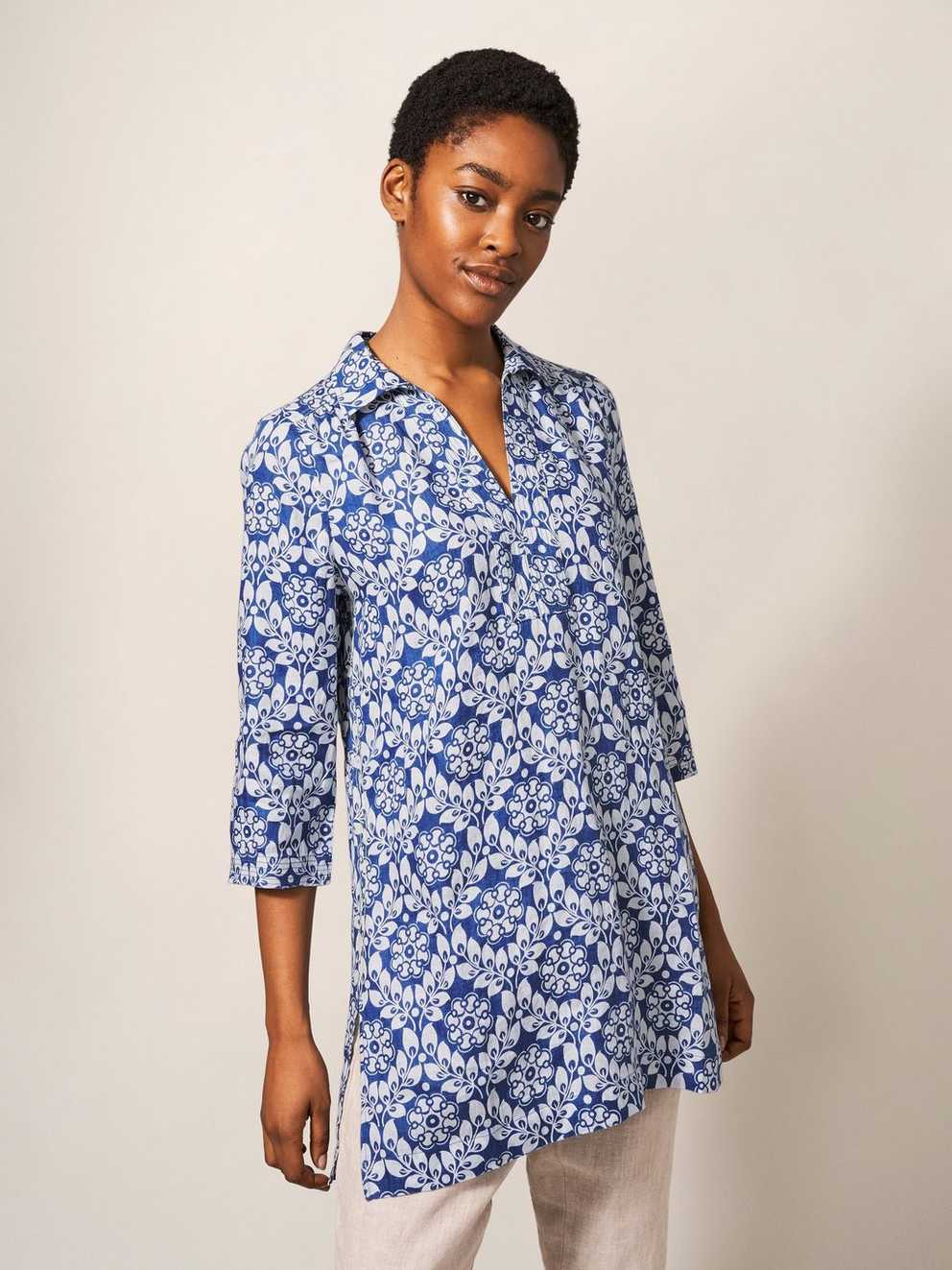 Blaire Linen Versatile Tunic