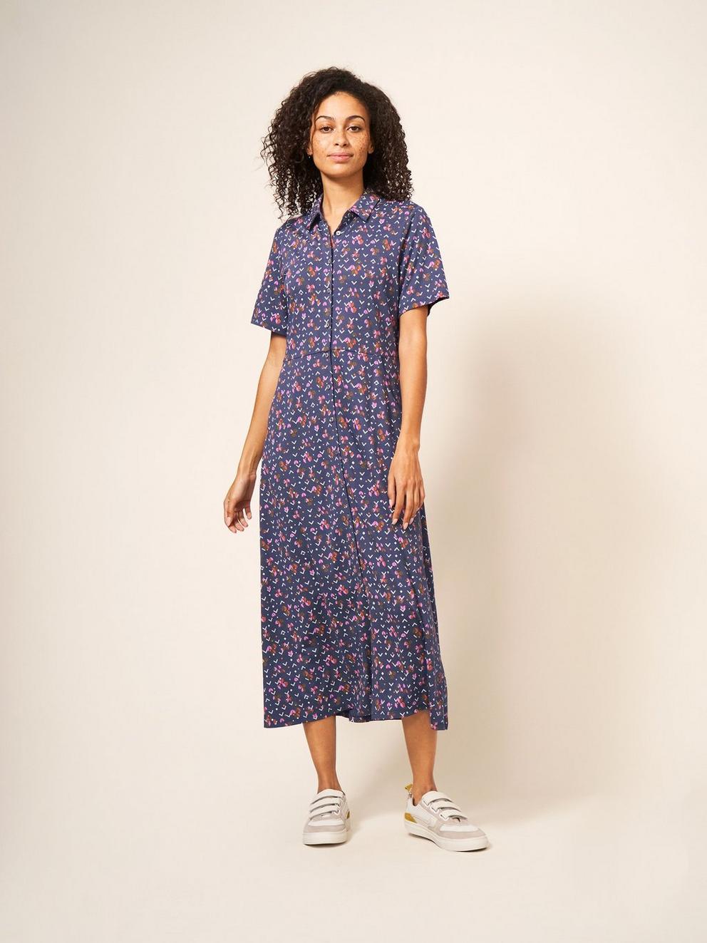 Rua Jersey Short Sleeve Shirt Dress