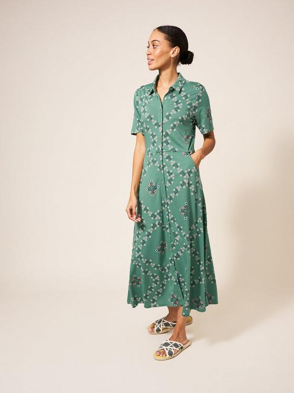 Rua Jersey Short Sleeve Shirt Dress