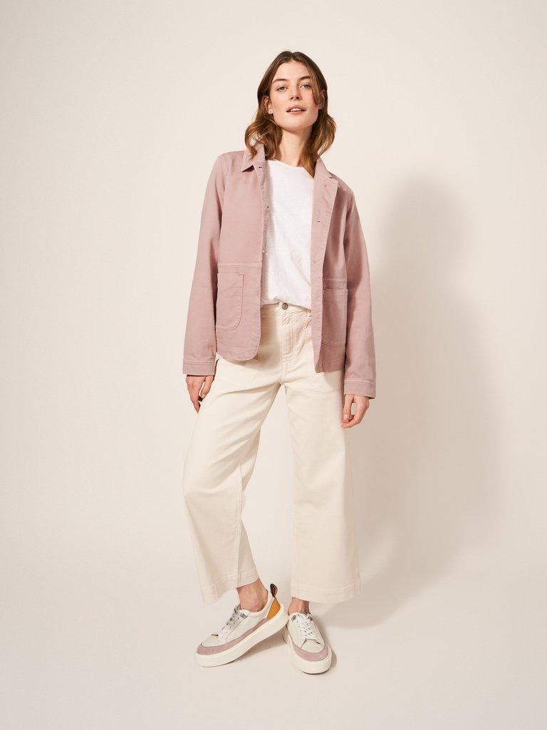 Sadie Jacket in KHAKI GREEN White Stuff