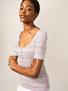 White Mlt swatch