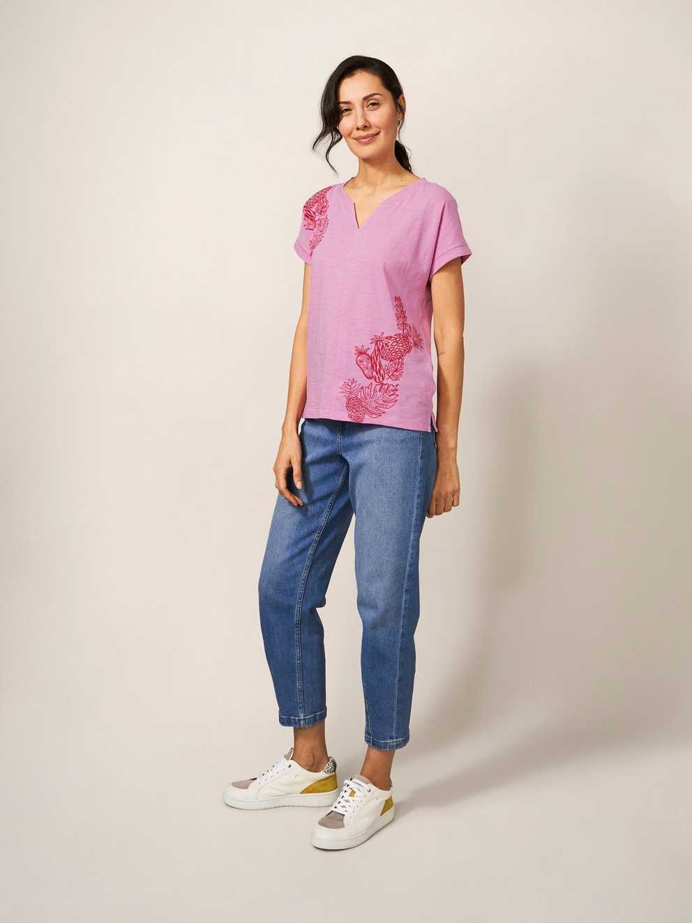 Nelly Organic Cotton Embroidered Tee