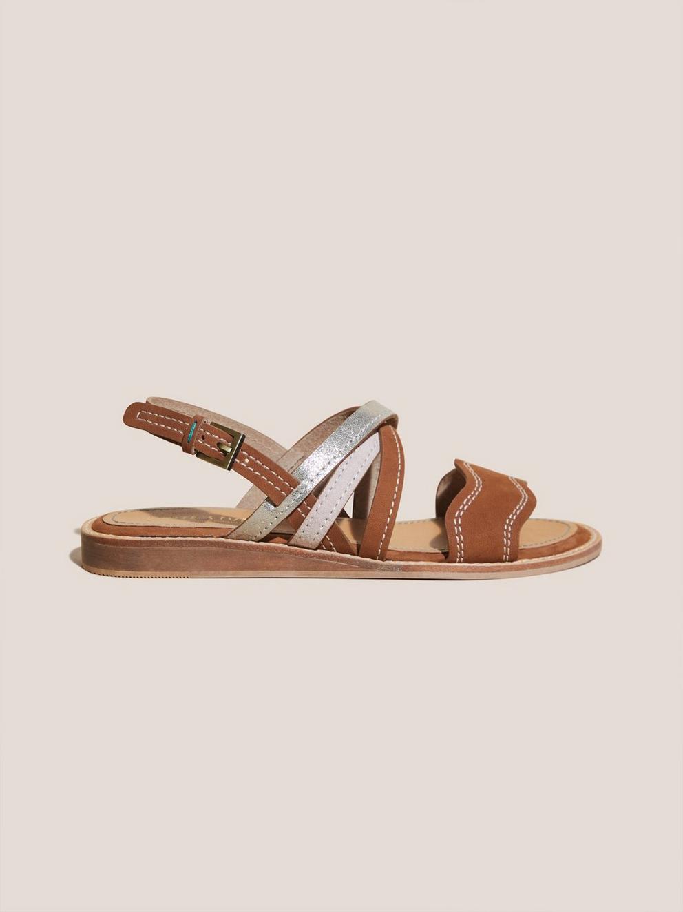 Mini Wedge Leather Sandal