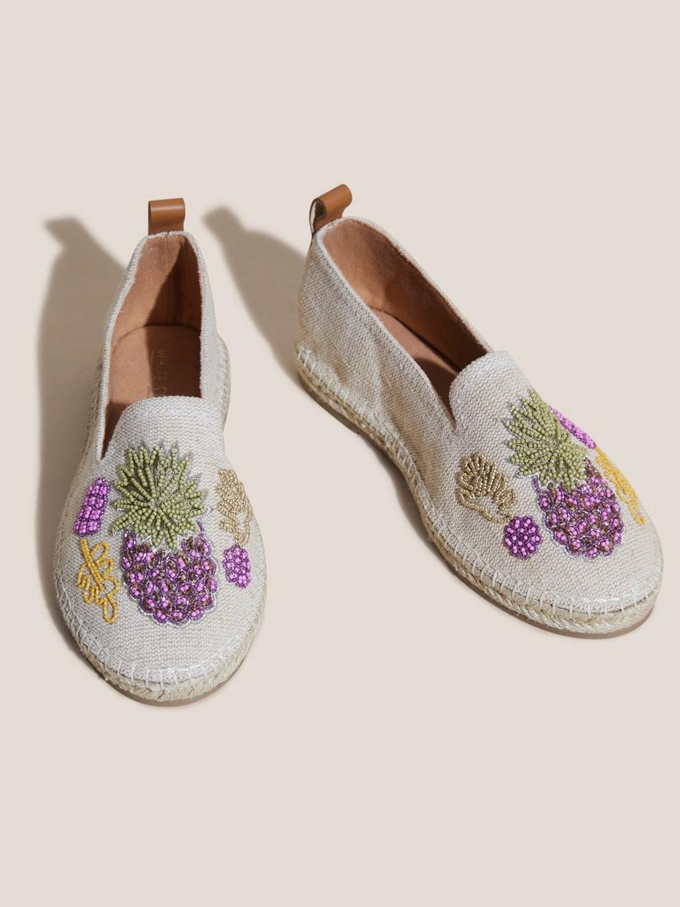 Beaded Pineapple Espadrille
