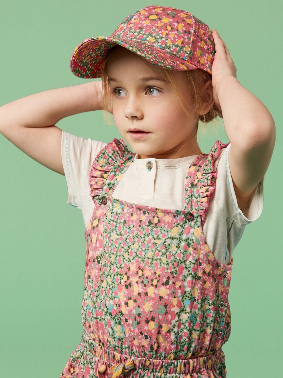 Girls Printed Cap