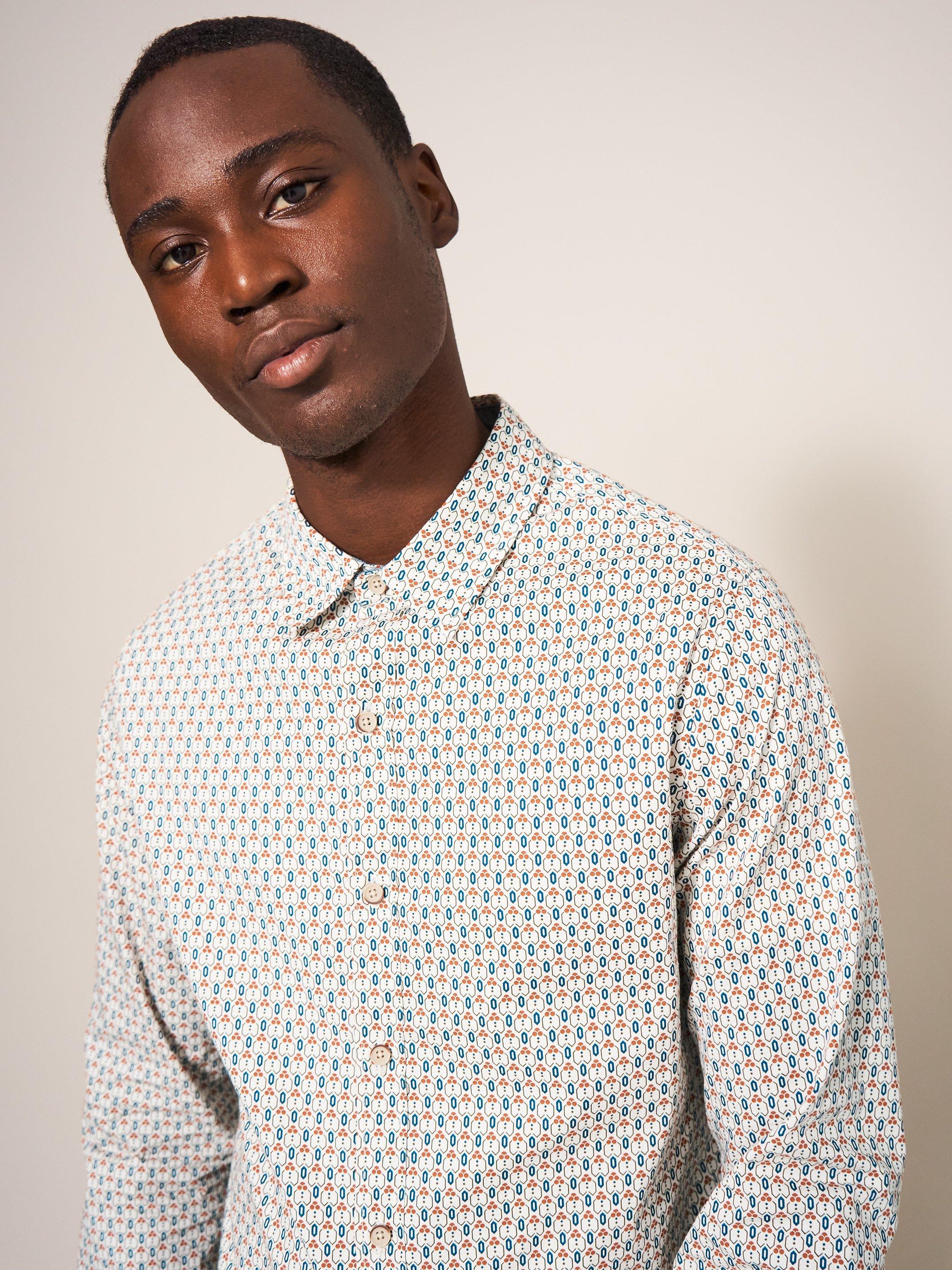 Scandi Geo Printed Shirt