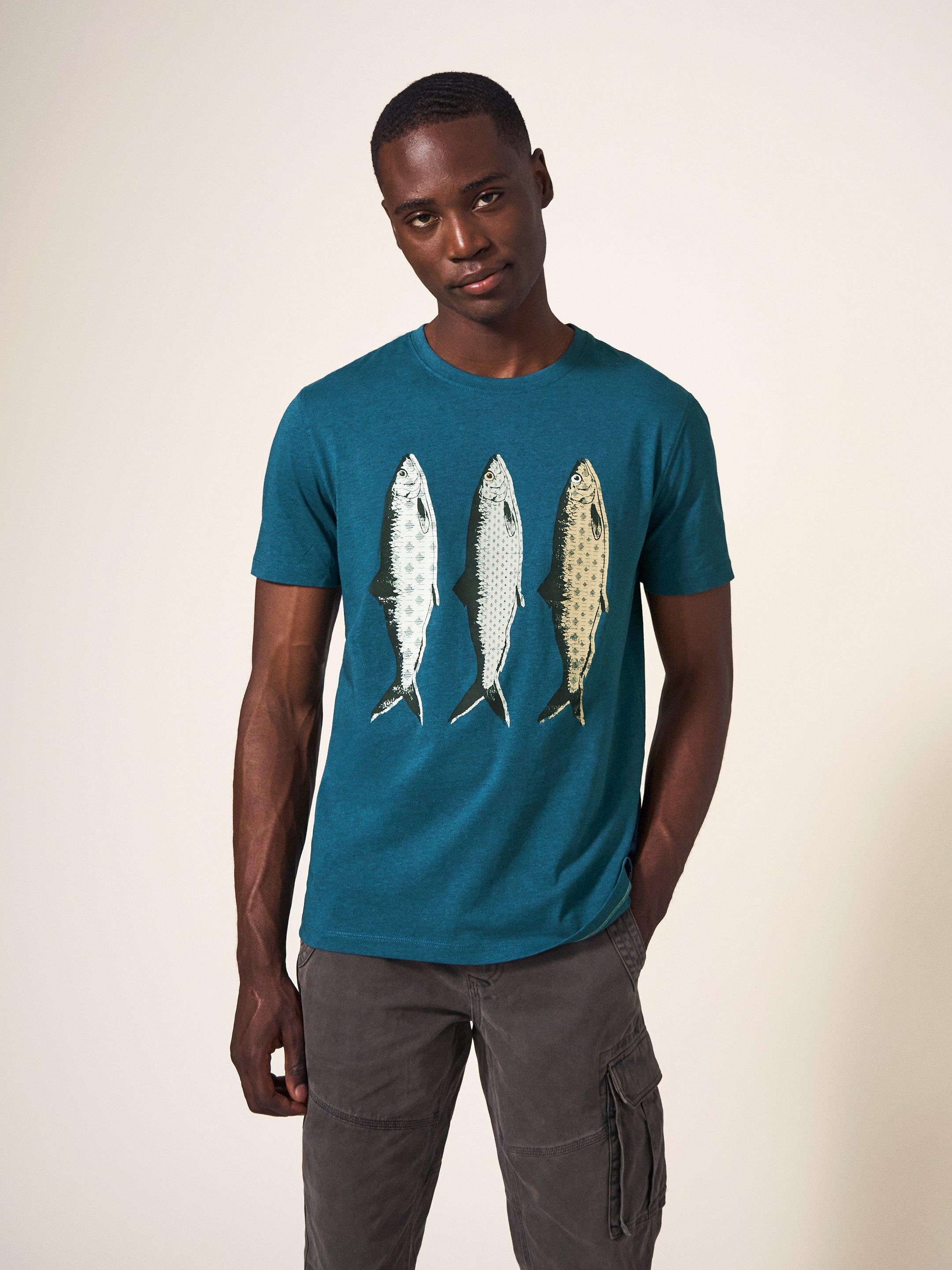 Pattern Fish Graphic Tshirt