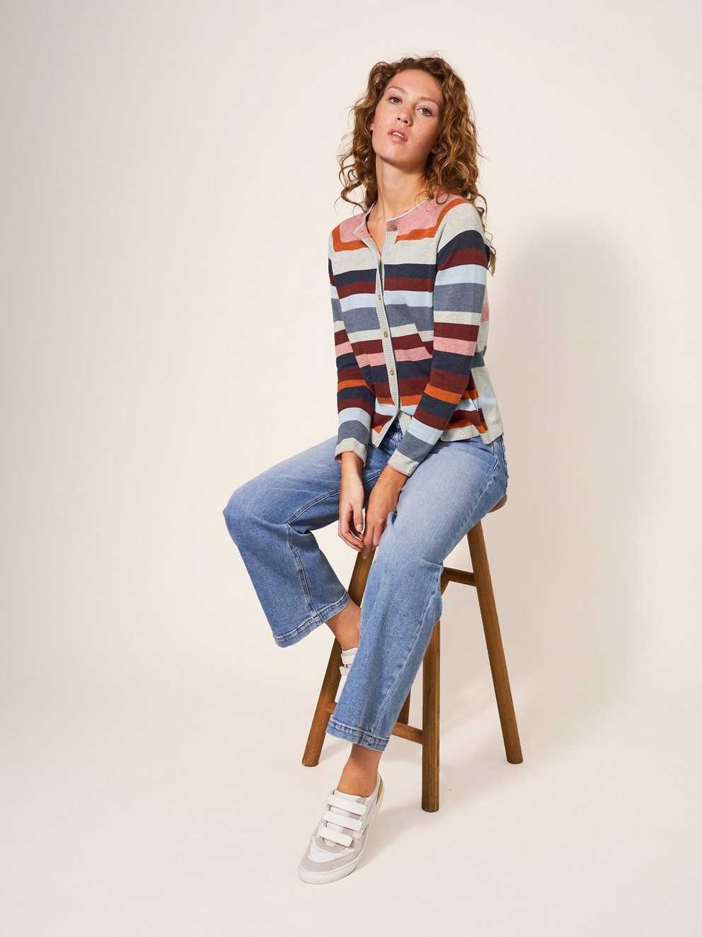 LULU STRIPE CARDI