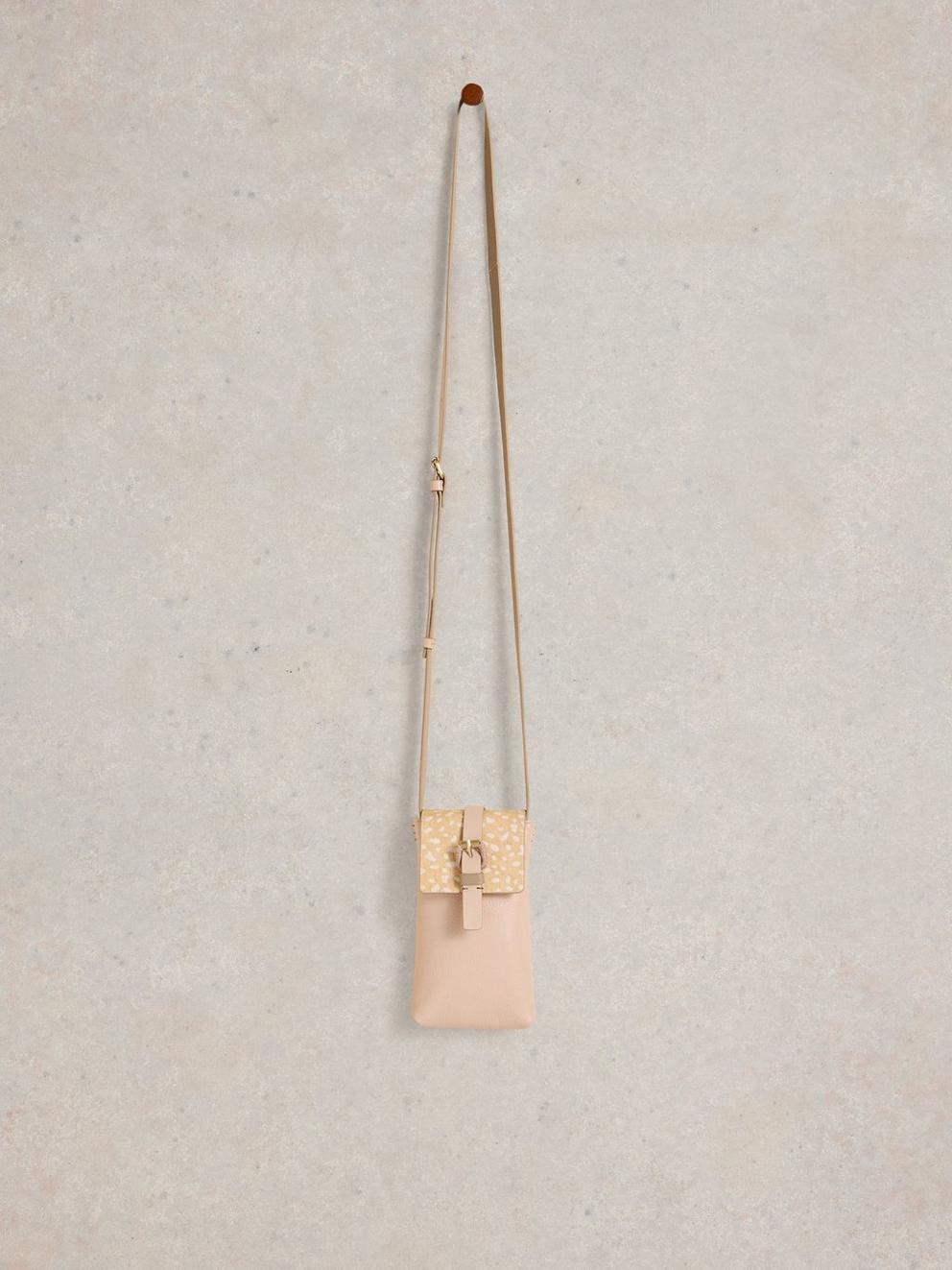 Clara Buckle Leather Phone Bag