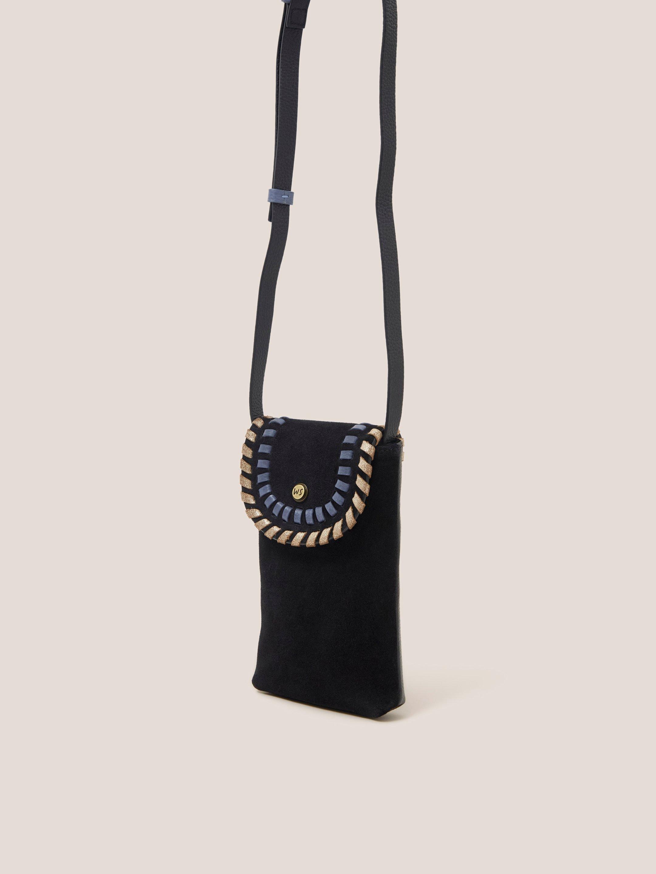 Whipstitch Leather Phone bag