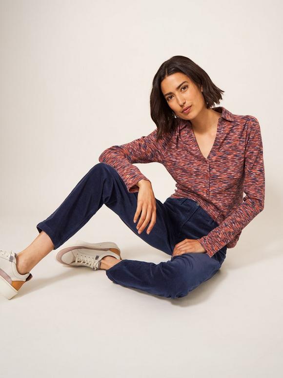 Brooke Mid Rise Cord Trouser