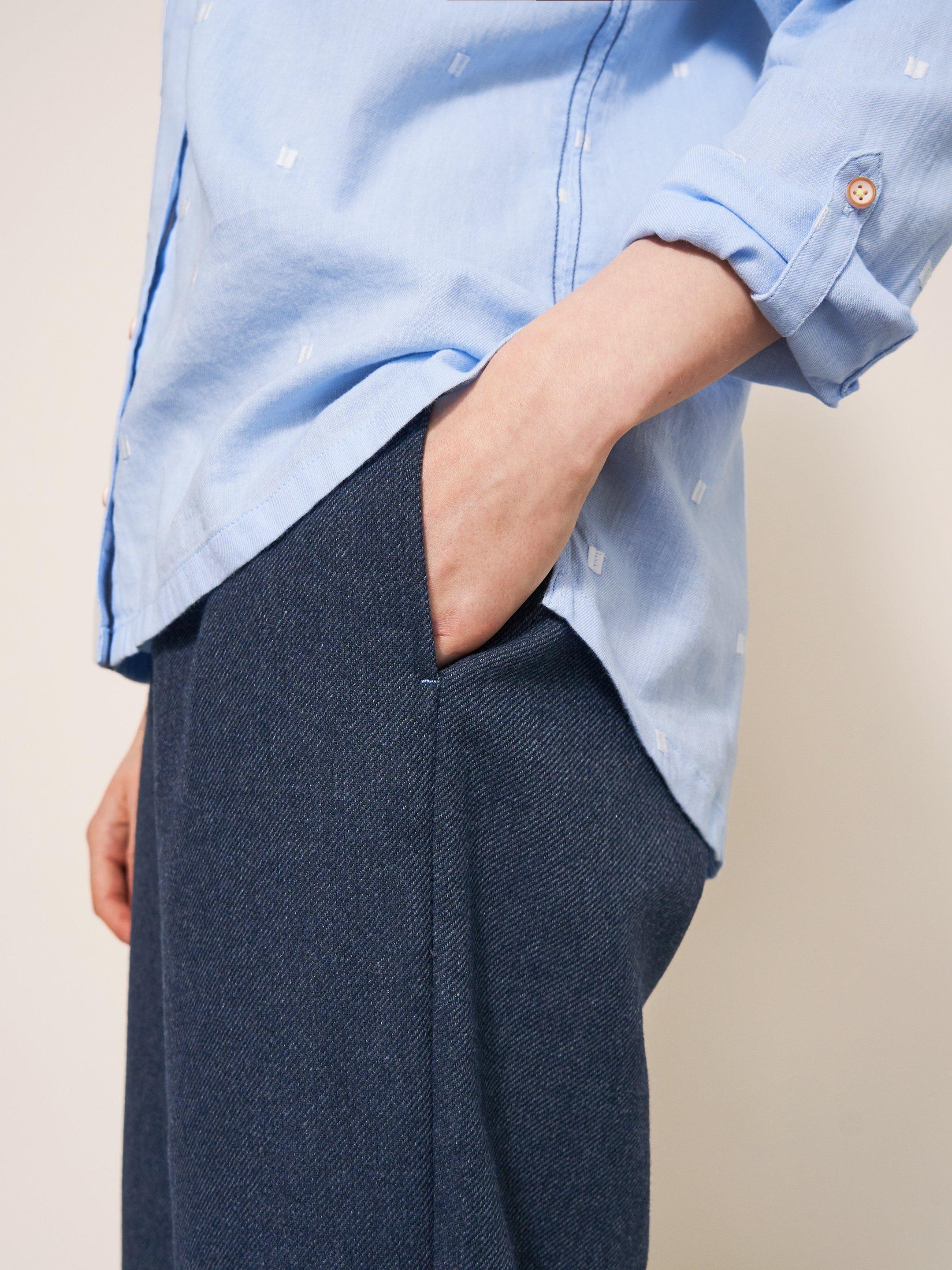 Belle Tweedy Wide Leg Trouser