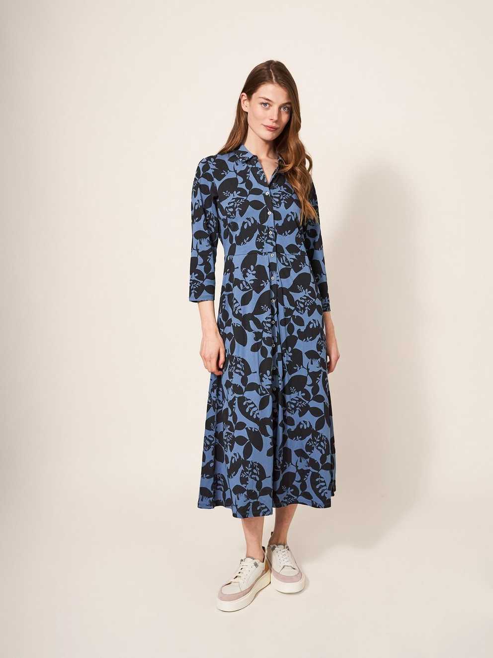 Rua Printed Midi Dress