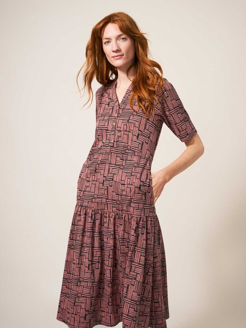 Sabina Jersey Midi Dress