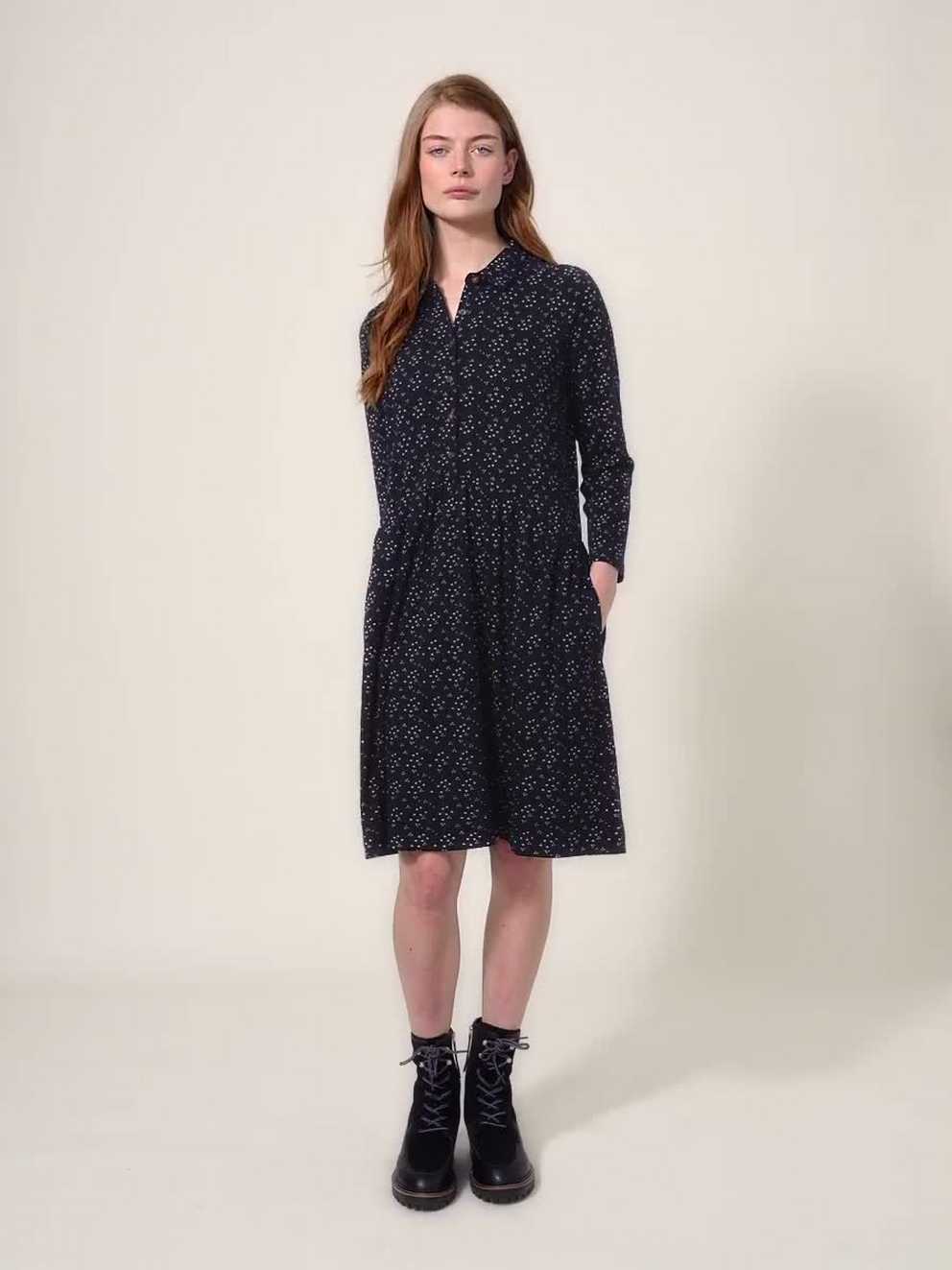 Everly Rib Jersey Shirt Dress