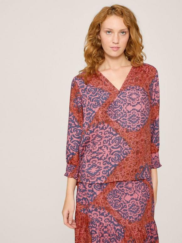 Elisa Eco Vero V Neck Top