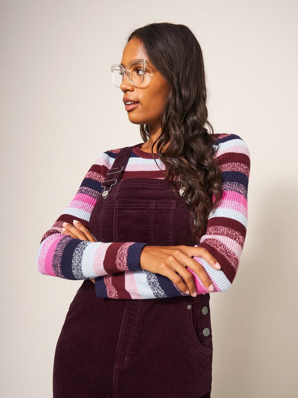 Emmie Organic Cord Pinafore