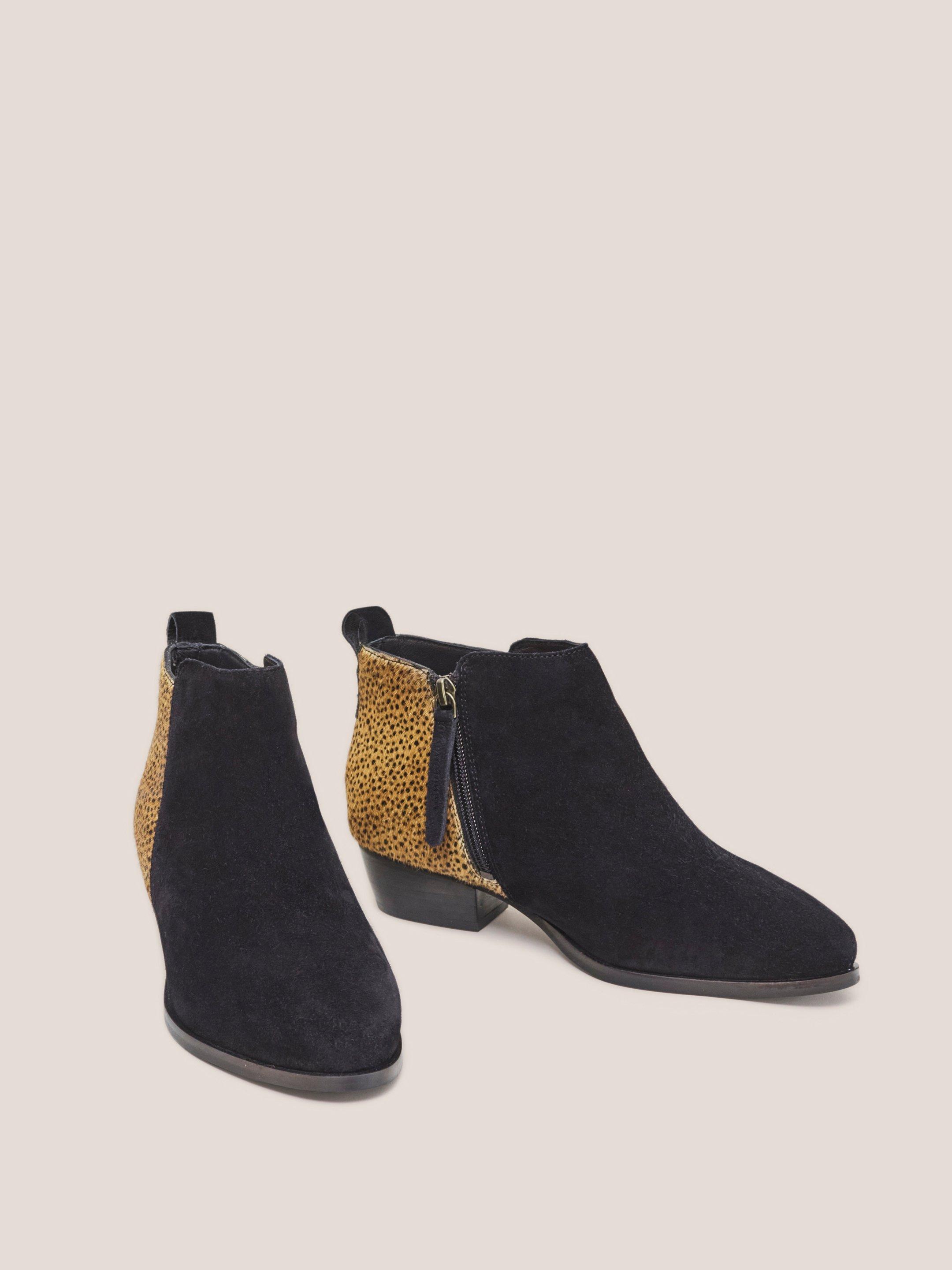 Suede Willow Pony Ankle Boot