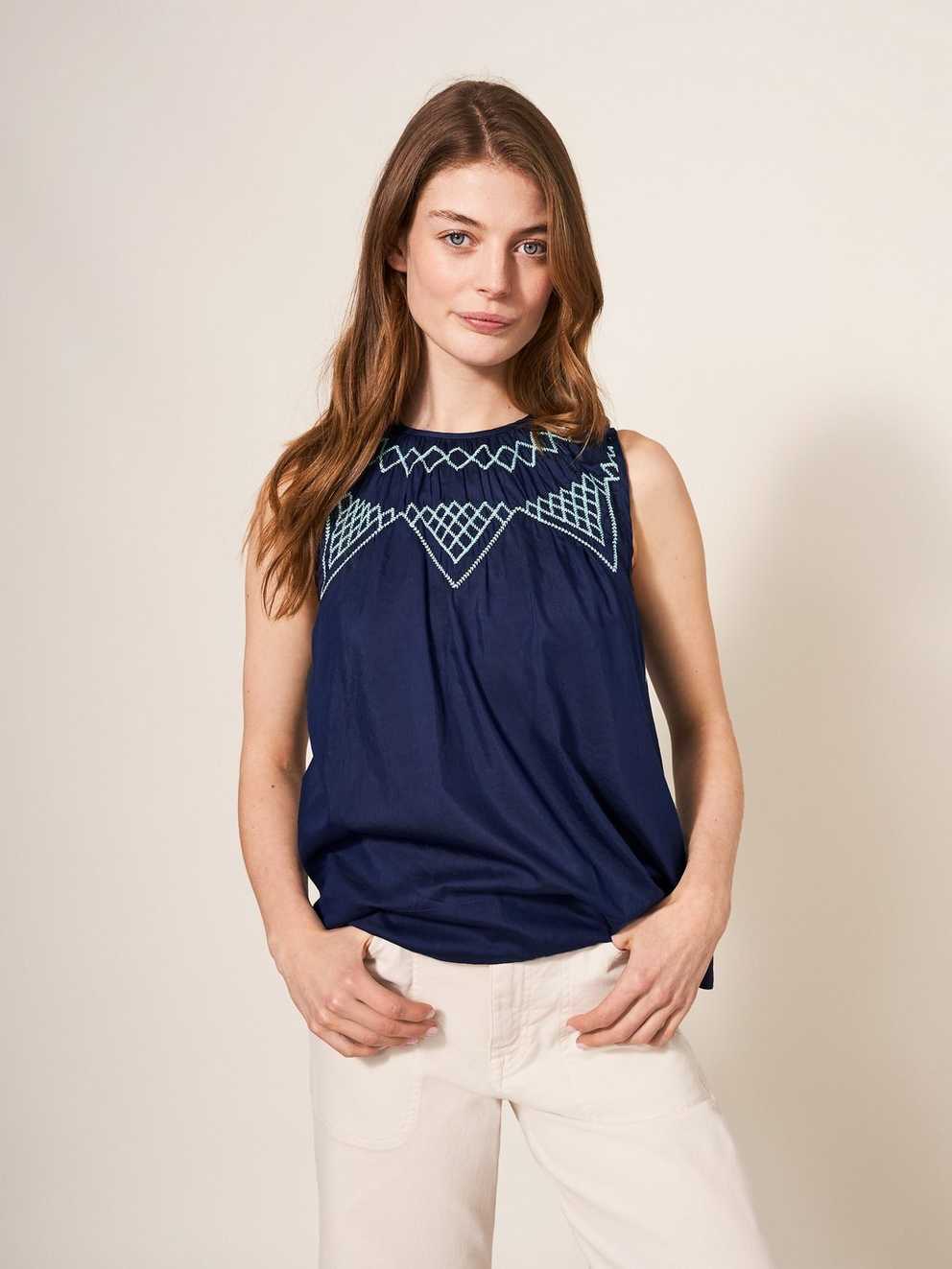 Esme Cotton Silk Vest