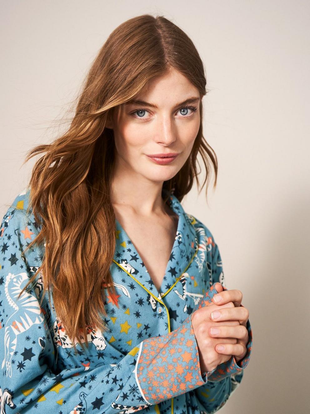 Nina Organic Long Sleeve PJ Shirt