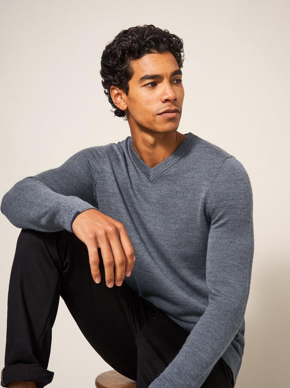 Newport Merino Vee Neck