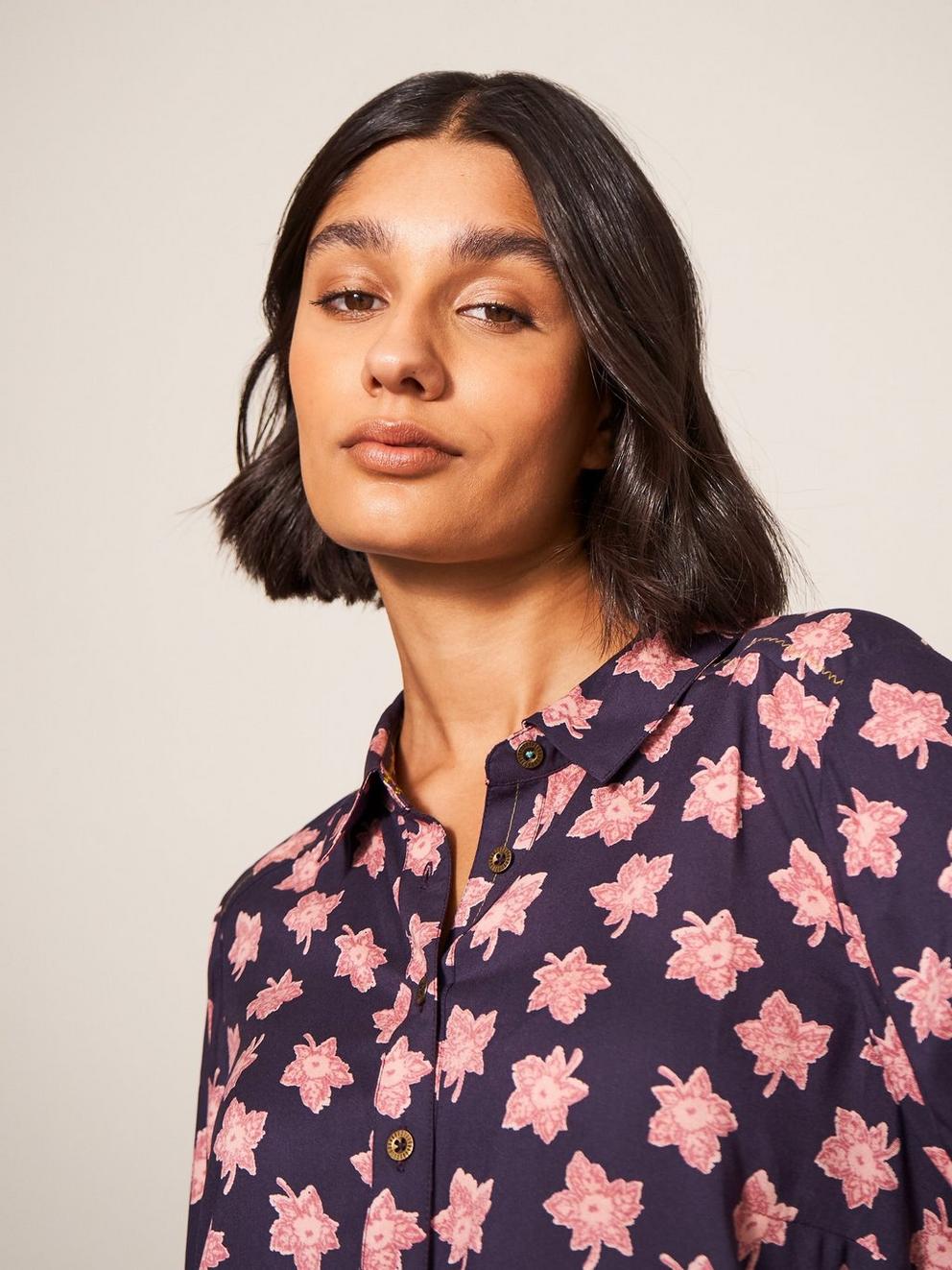 Danika Printed Shirt Tunic