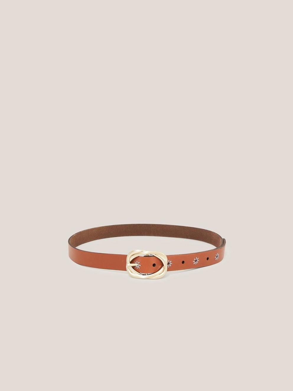 Decorative Leather Buckle Belt