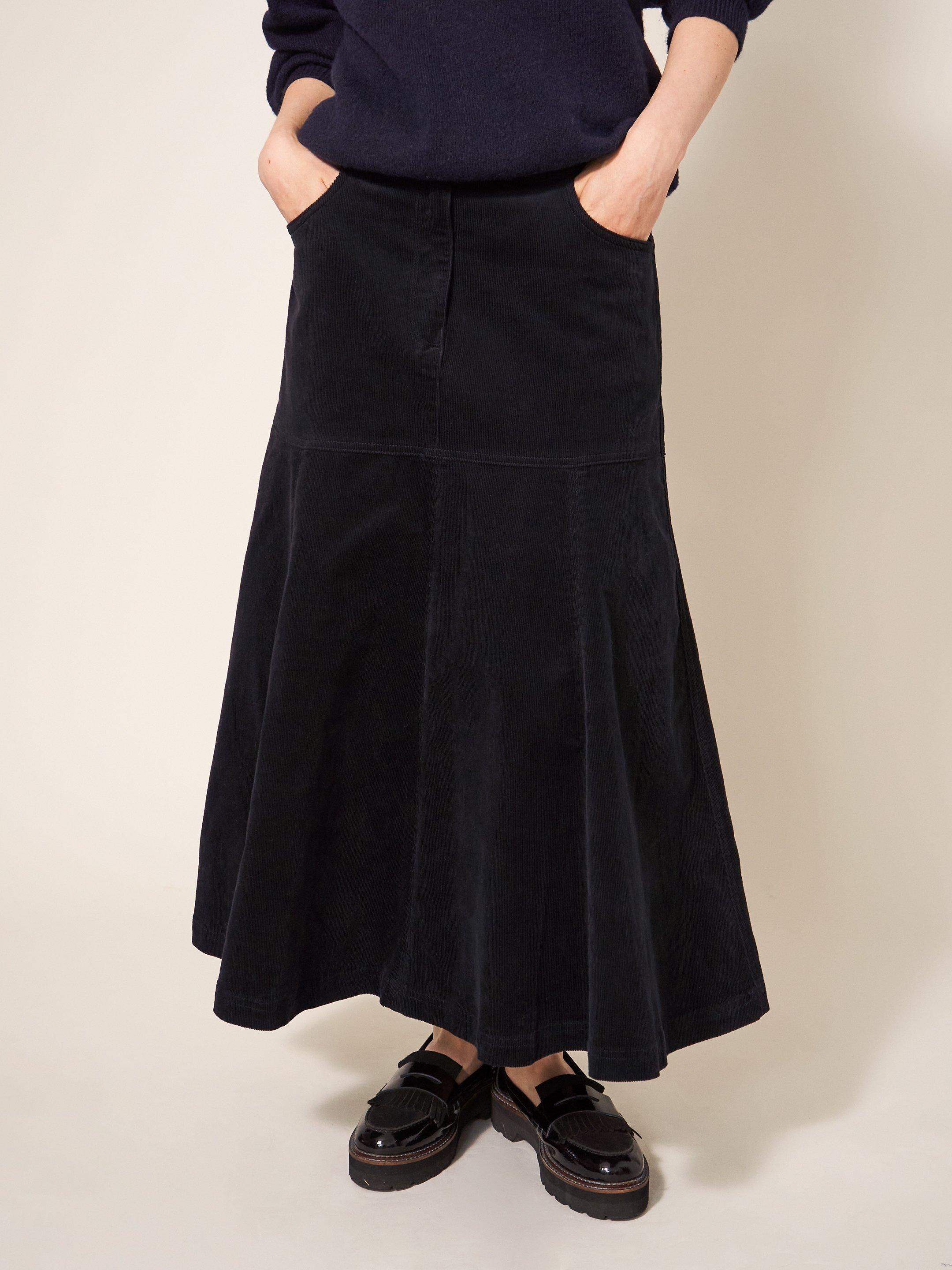 Quinn Organic Cord Skirt