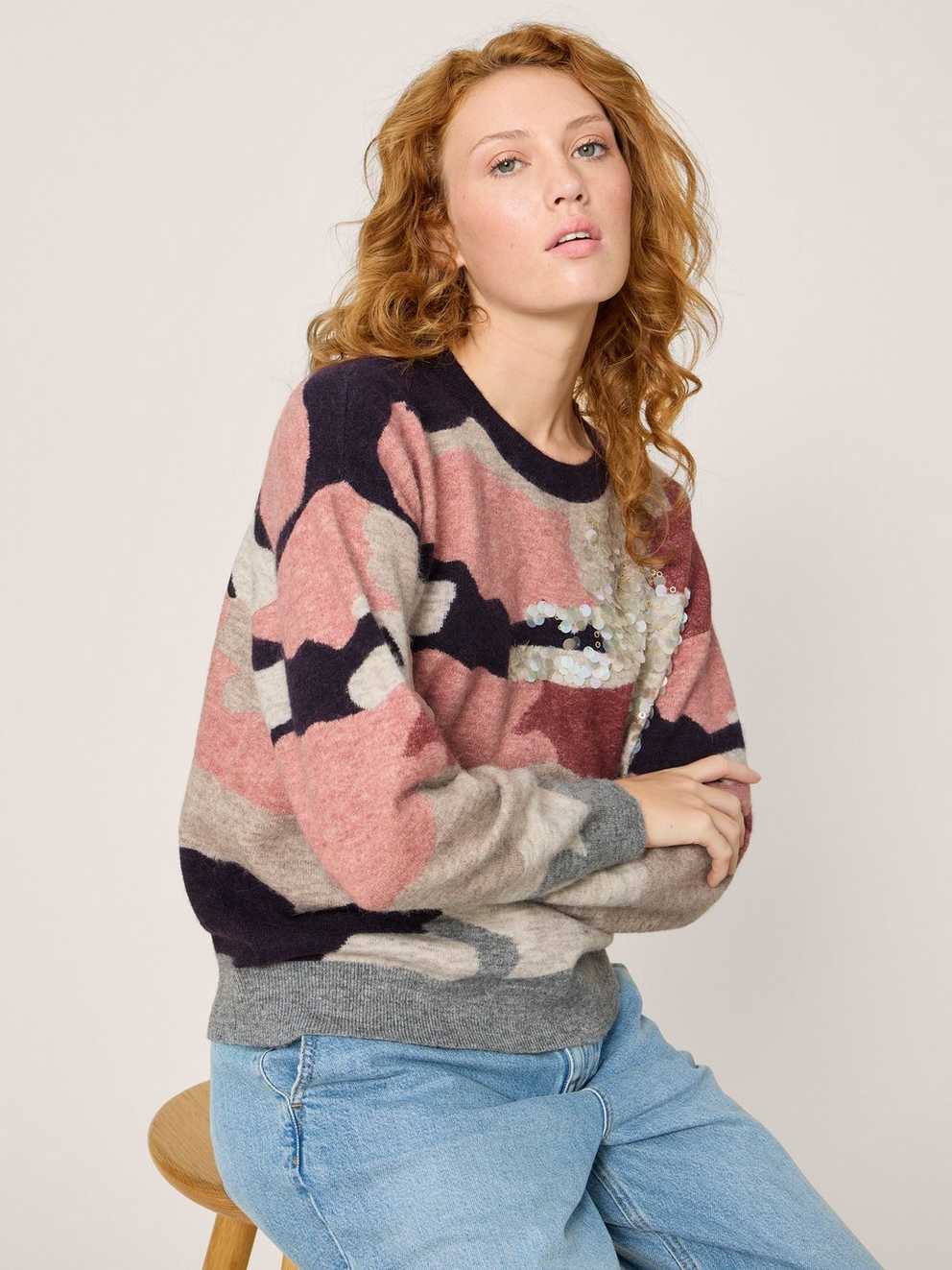 PATCHWORK SPARKLE JUMPER