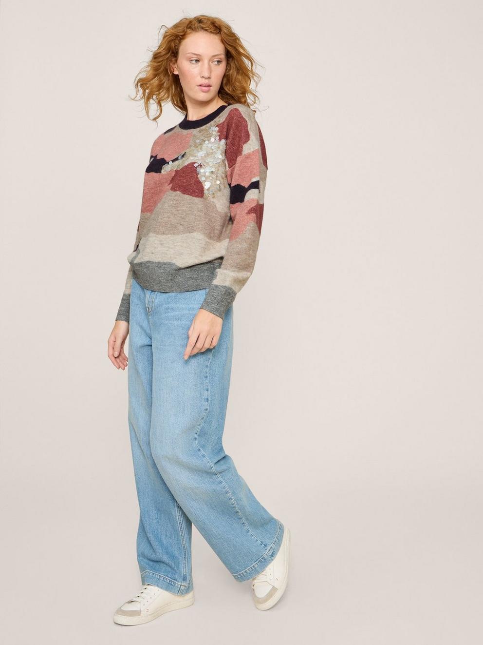 PATCHWORK SPARKLE JUMPER