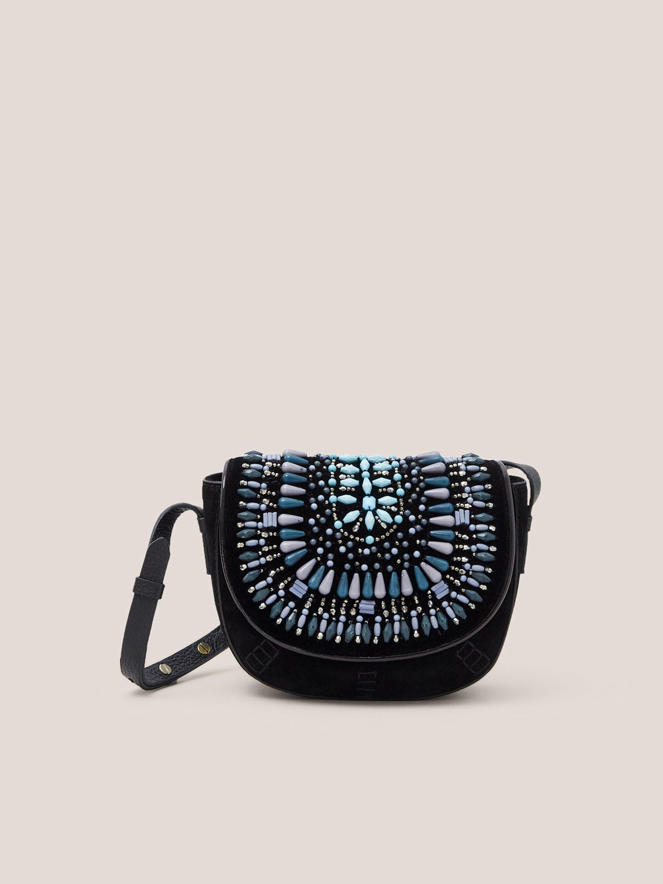 Blair Suede Embellished bag