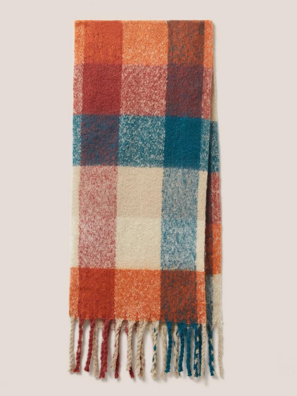 Shelly Woven Check Scarf