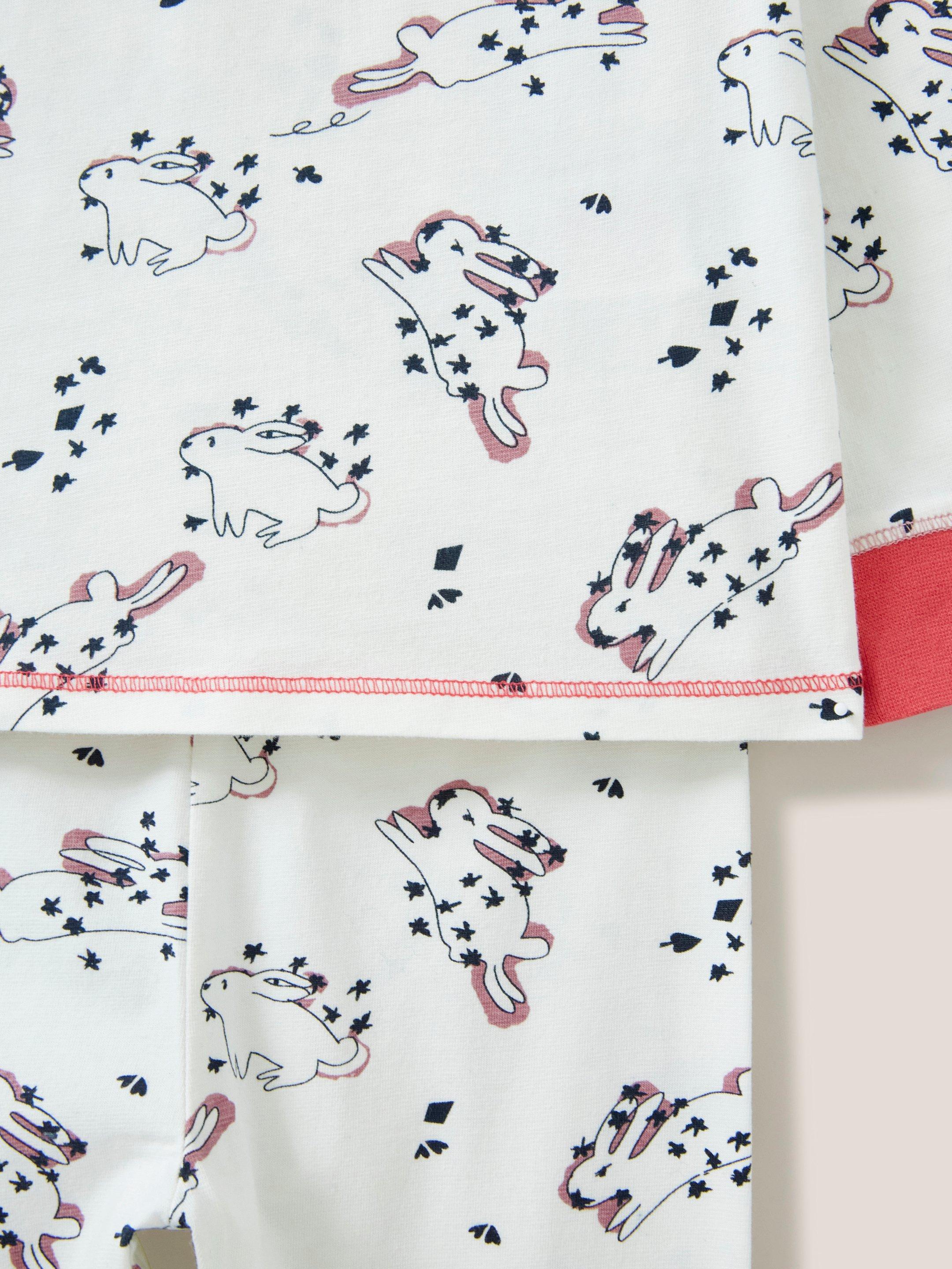 Bunny Printed PJ Set