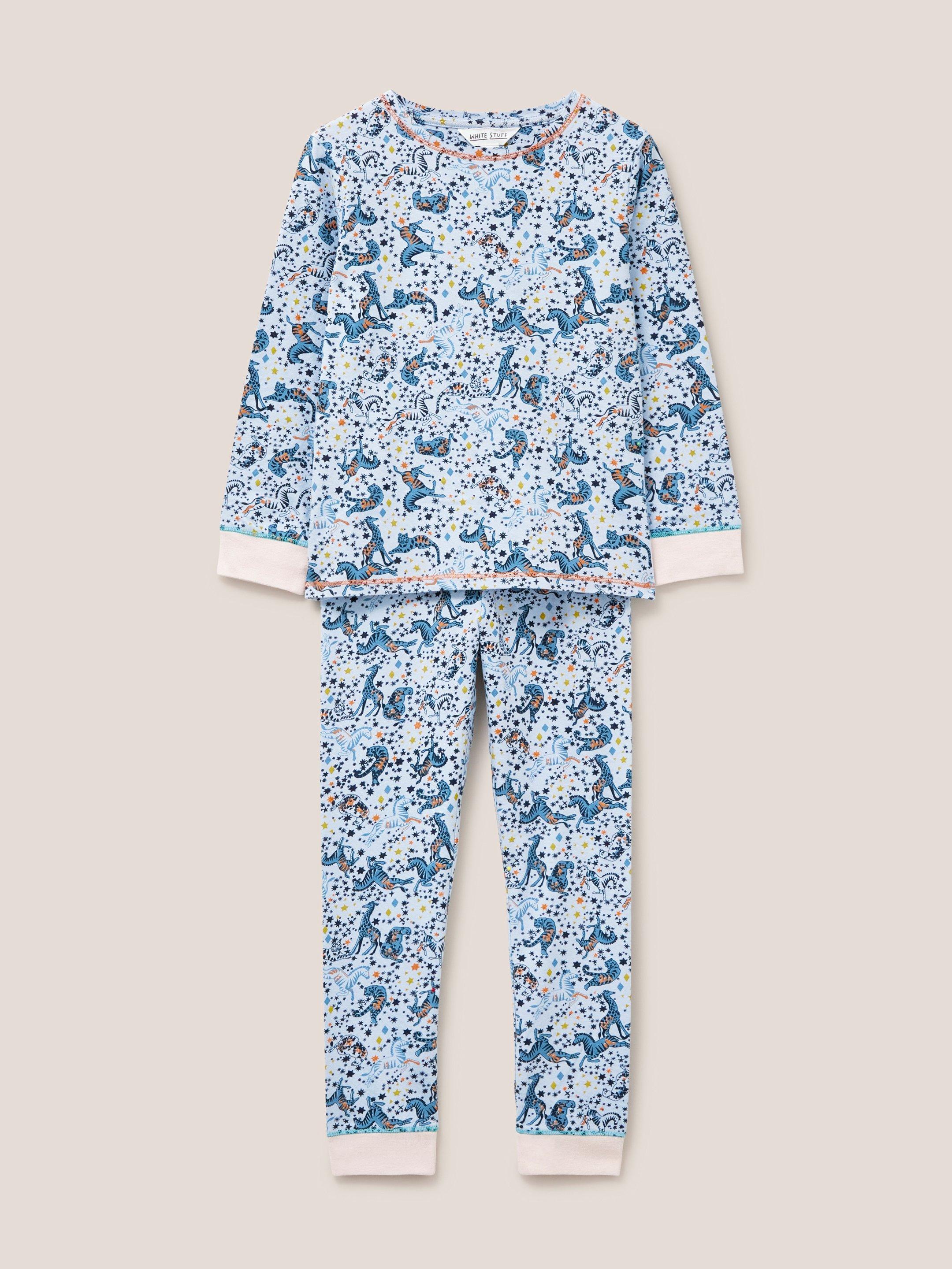 Jungle Jigsaw Printed PJ Set