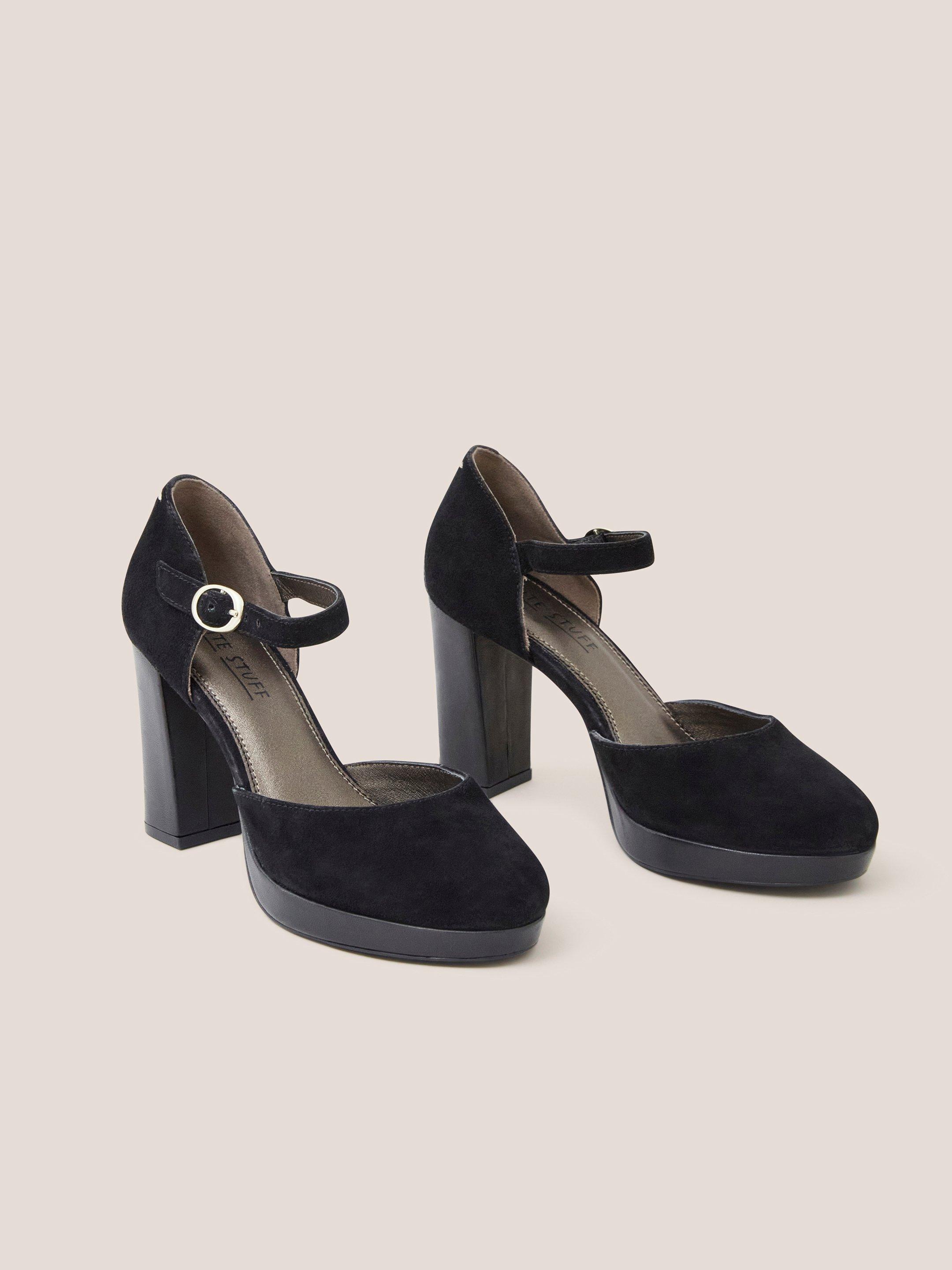 Priscilla Platform Suede Shoe